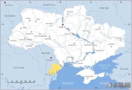 乌克兰地图为什么有摩尔多瓦