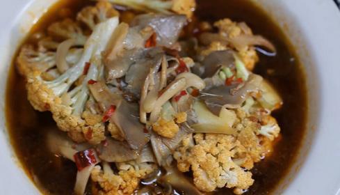 凤尾菇炒什么好吃 凤尾菇炒花菜的做法