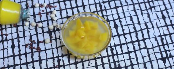 黄桃果冻的做法 怎样做黄桃果冻