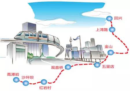 重庆9号线江北城站位置